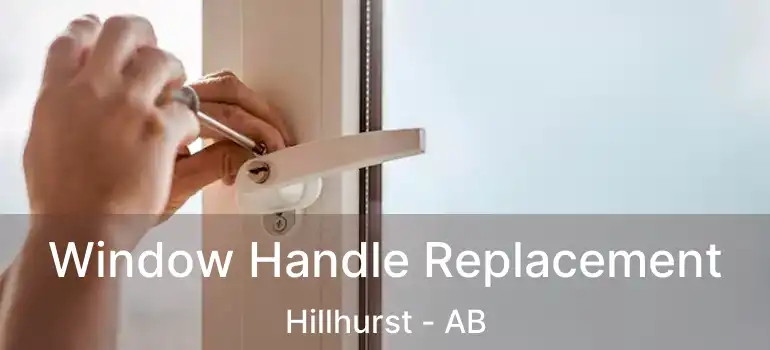  Window Handle Replacement Hillhurst - AB