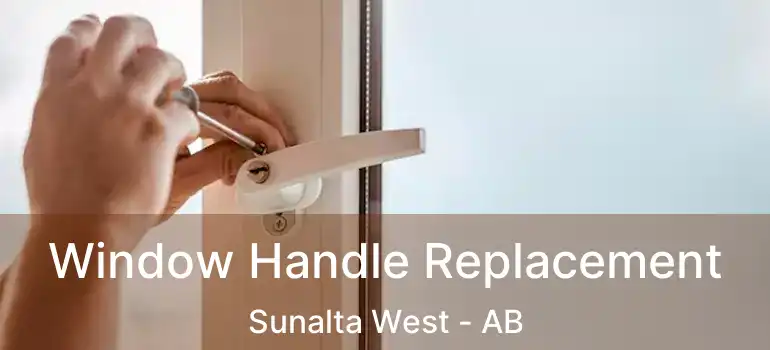  Window Handle Replacement Sunalta West - AB