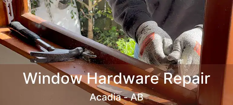  Window Hardware Repair Acadia - AB