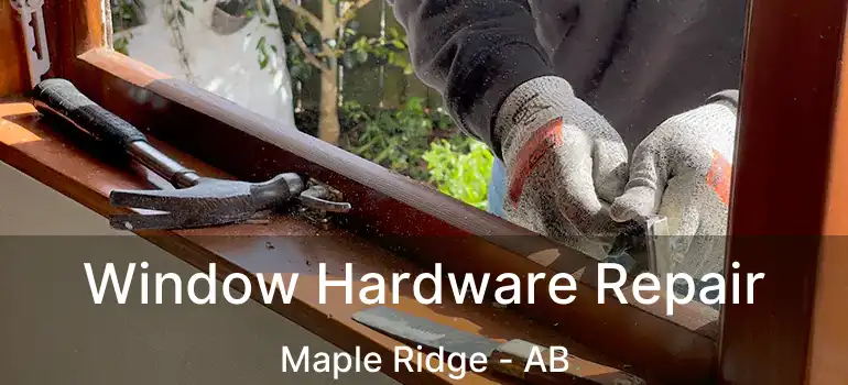  Window Hardware Repair Maple Ridge - AB