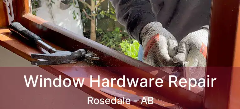  Window Hardware Repair Rosedale - AB