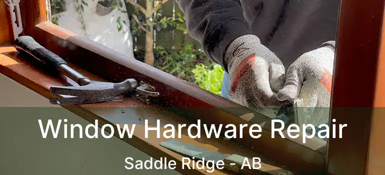  Window Hardware Repair Saddle Ridge - AB