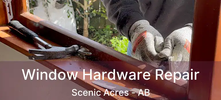  Window Hardware Repair Scenic Acres - AB