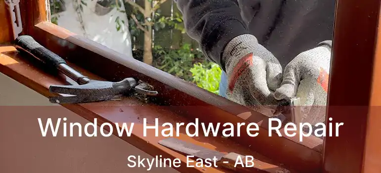  Window Hardware Repair Skyline East - AB