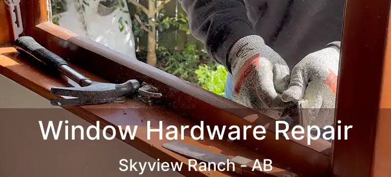  Window Hardware Repair Skyview Ranch - AB