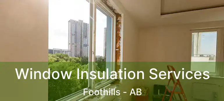  Window Insulation Services Foothills - AB
