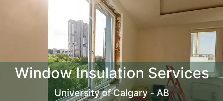  Window Insulation Services University of Calgary - AB