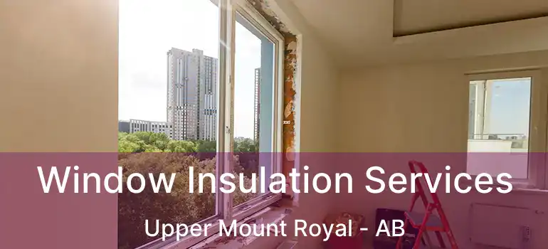  Window Insulation Services Upper Mount Royal - AB