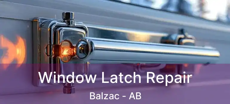  Window Latch Repair Balzac - AB