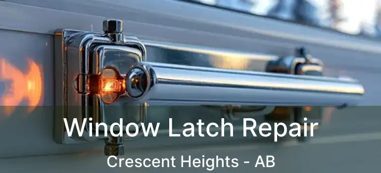  Window Latch Repair Crescent Heights - AB
