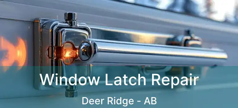  Window Latch Repair Deer Ridge - AB