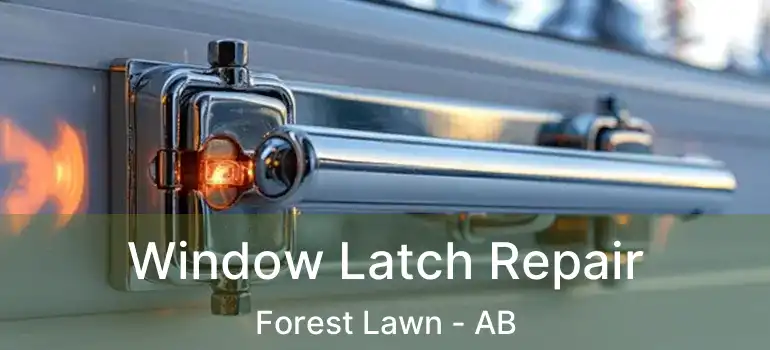  Window Latch Repair Forest Lawn - AB