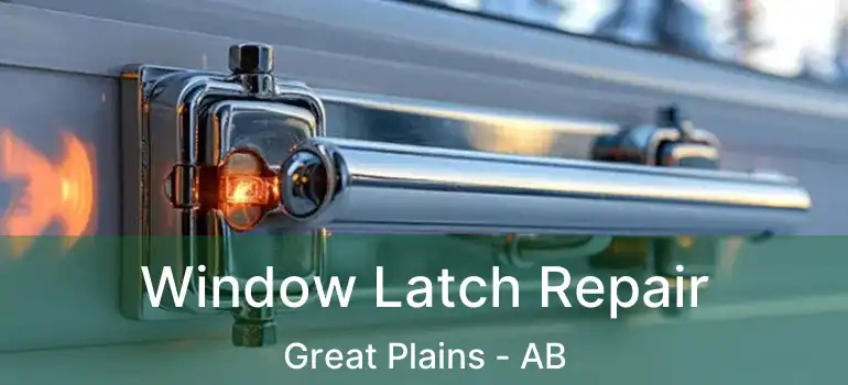  Window Latch Repair Great Plains - AB