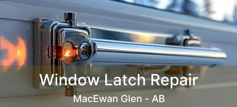  Window Latch Repair MacEwan Glen - AB