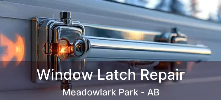 Window Latch Repair Meadowlark Park - AB
