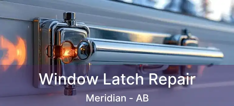  Window Latch Repair Meridian - AB
