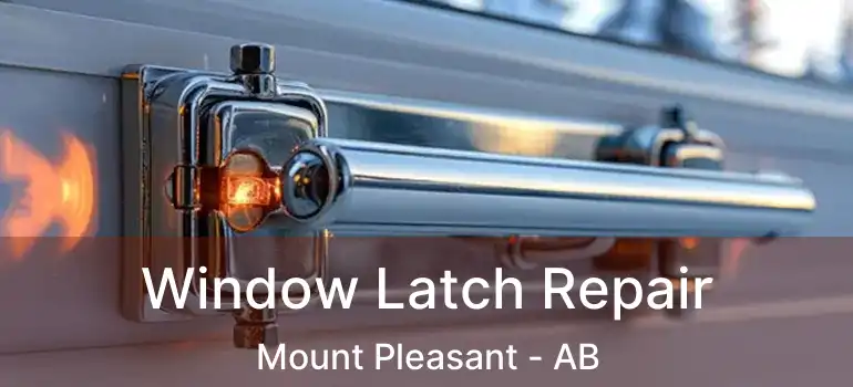  Window Latch Repair Mount Pleasant - AB