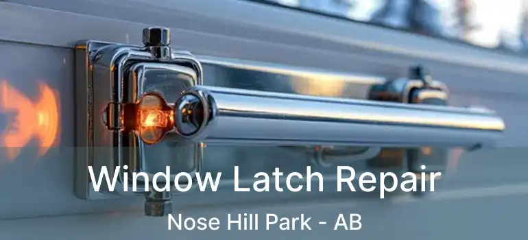  Window Latch Repair Nose Hill Park - AB