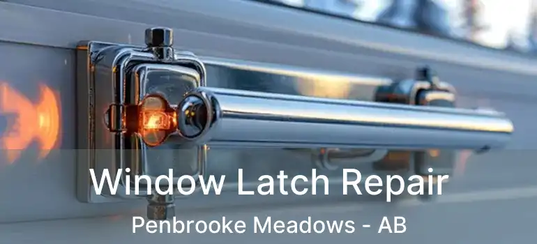  Window Latch Repair Penbrooke Meadows - AB