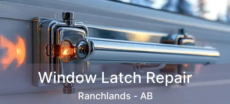  Window Latch Repair Ranchlands - AB