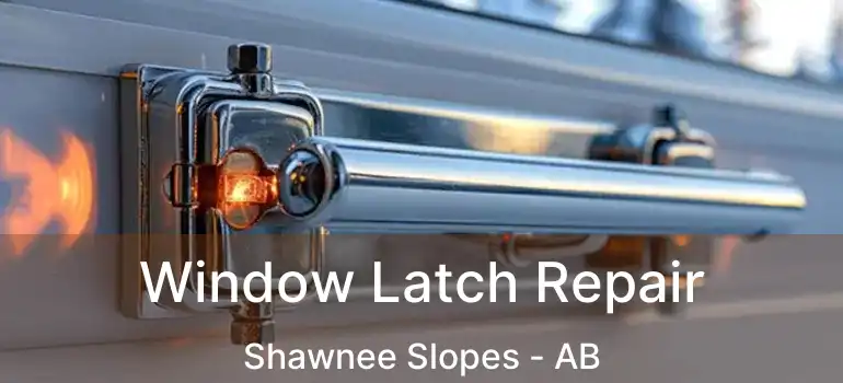  Window Latch Repair Shawnee Slopes - AB