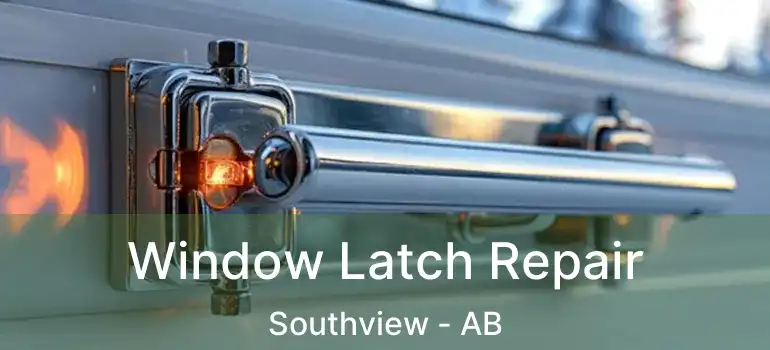  Window Latch Repair Southview - AB