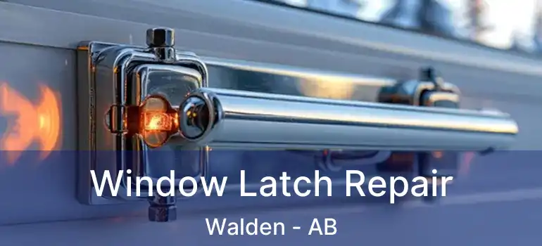  Window Latch Repair Walden - AB