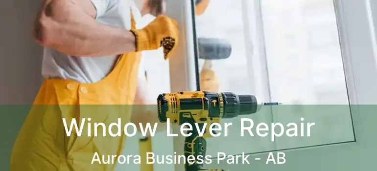  Window Lever Repair Aurora Business Park - AB