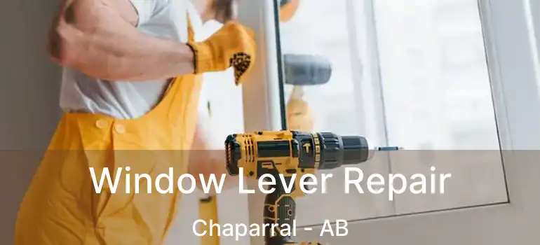  Window Lever Repair Chaparral - AB