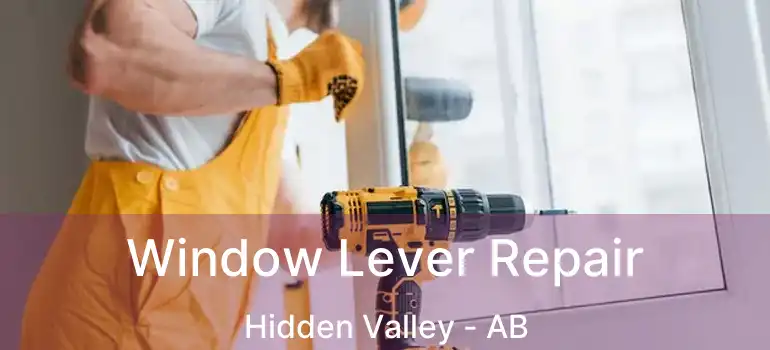  Window Lever Repair Hidden Valley - AB