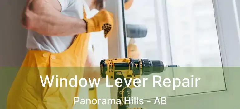  Window Lever Repair Panorama Hills - AB
