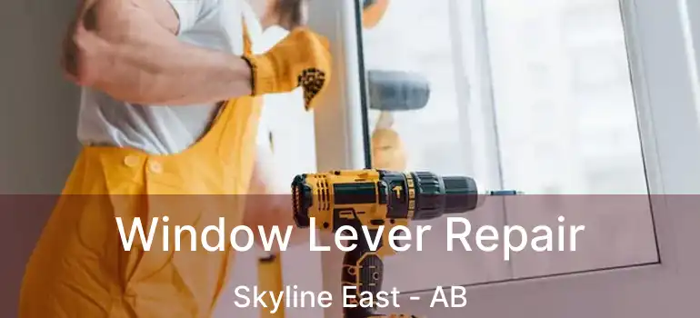  Window Lever Repair Skyline East - AB