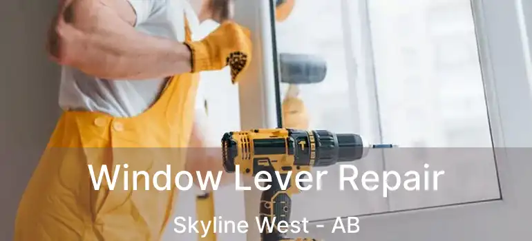  Window Lever Repair Skyline West - AB