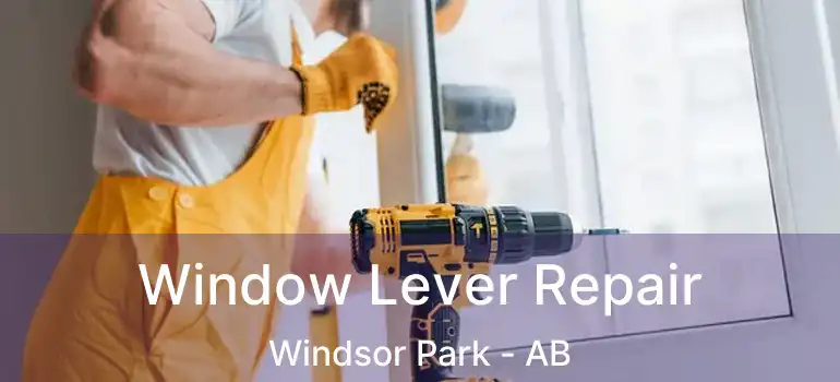  Window Lever Repair Windsor Park - AB