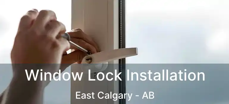  Window Lock Installation East Calgary - AB