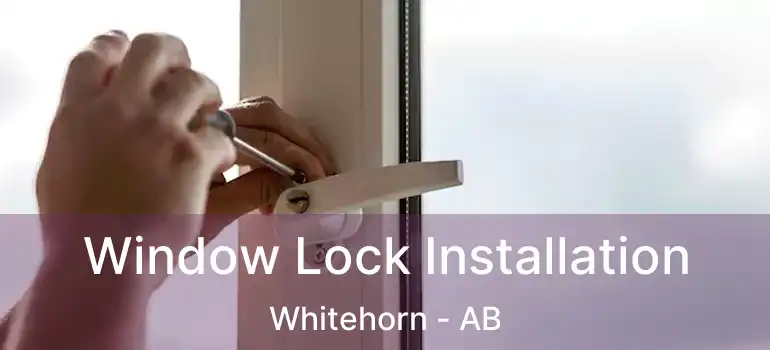  Window Lock Installation Whitehorn - AB