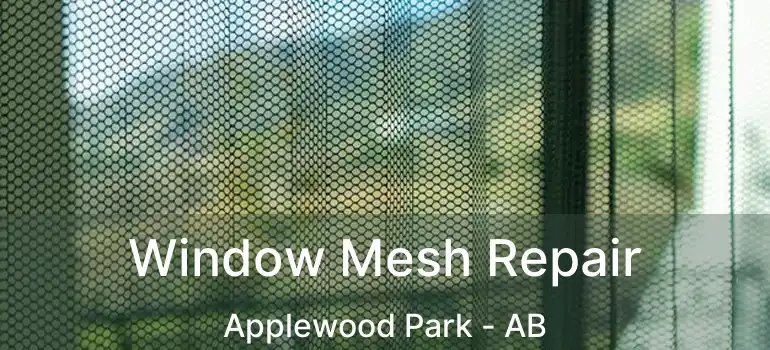  Window Mesh Repair Applewood Park - AB