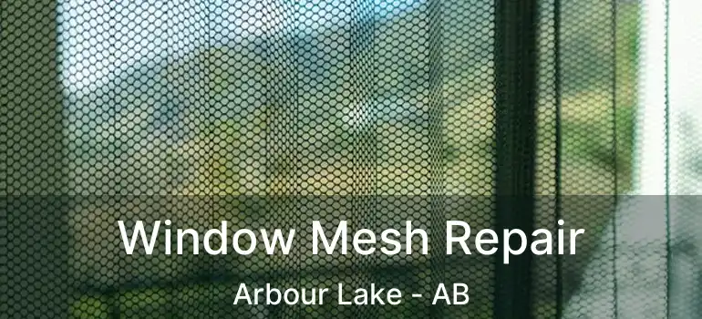  Window Mesh Repair Arbour Lake - AB