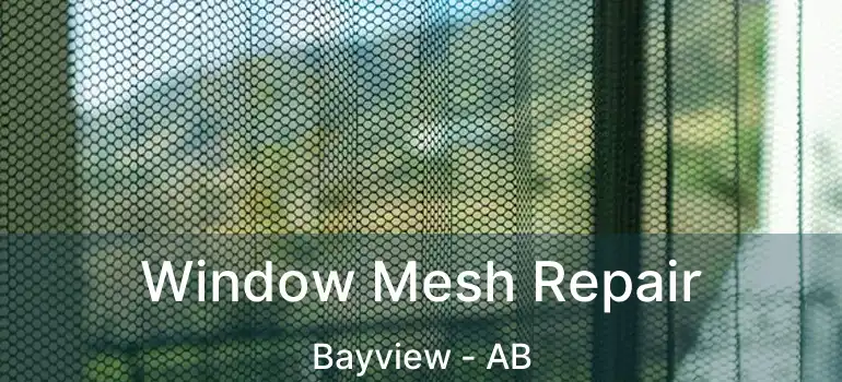  Window Mesh Repair Bayview - AB