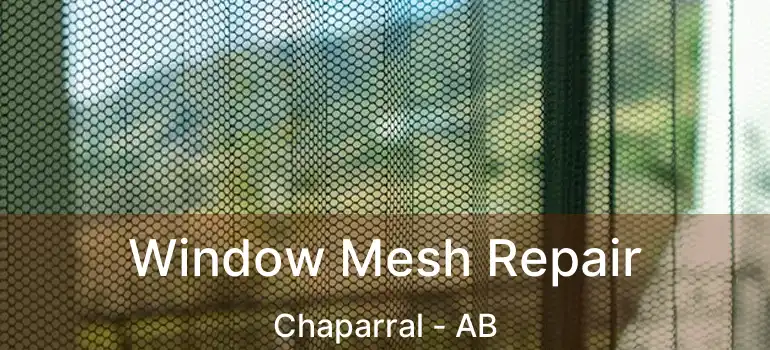  Window Mesh Repair Chaparral - AB