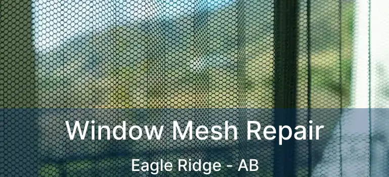 Window Mesh Repair Eagle Ridge - AB