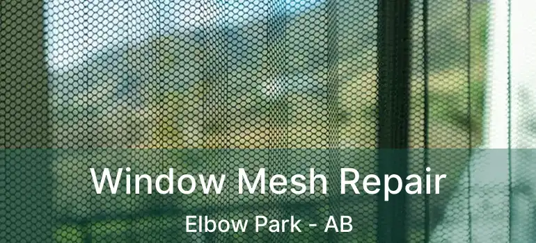  Window Mesh Repair Elbow Park - AB