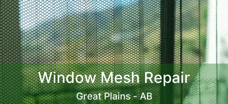  Window Mesh Repair Great Plains - AB