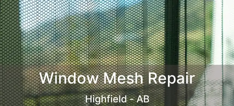  Window Mesh Repair Highfield - AB