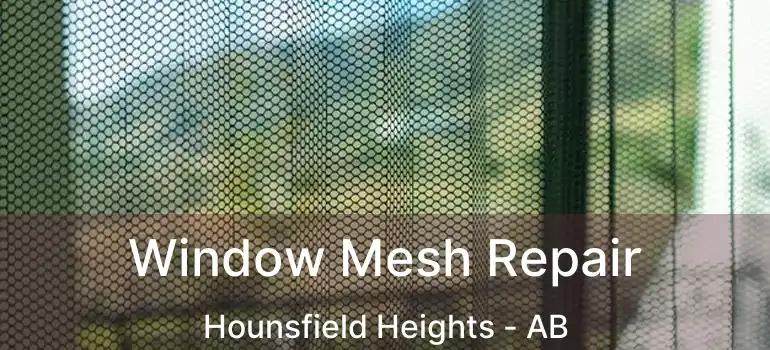  Window Mesh Repair Hounsfield Heights - AB
