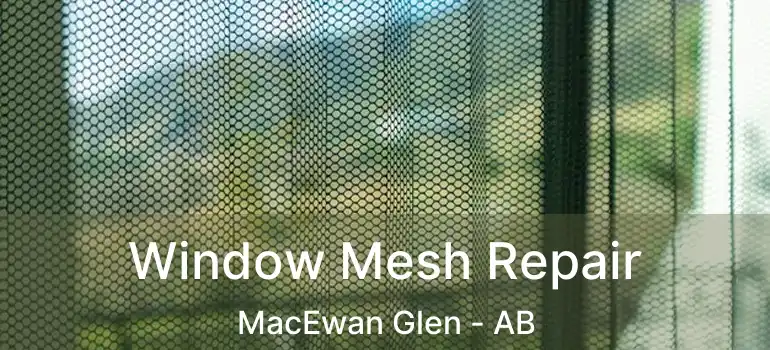  Window Mesh Repair MacEwan Glen - AB