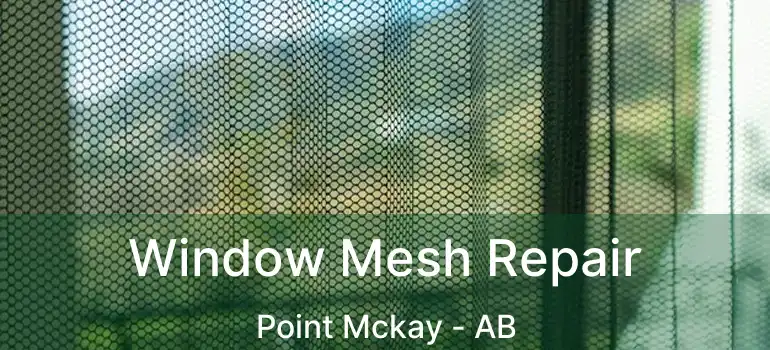  Window Mesh Repair Point Mckay - AB