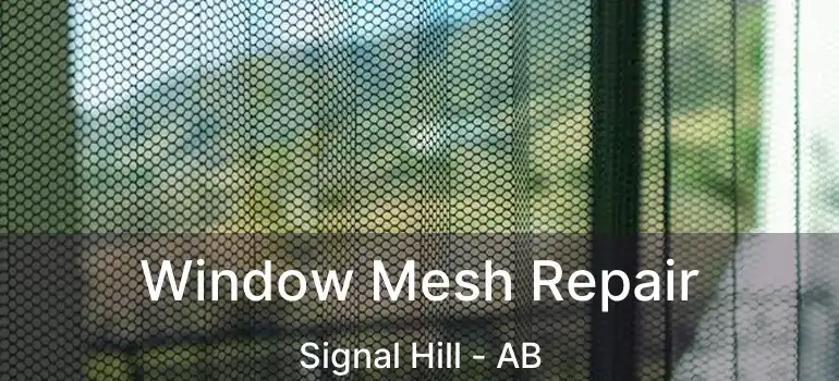  Window Mesh Repair Signal Hill - AB