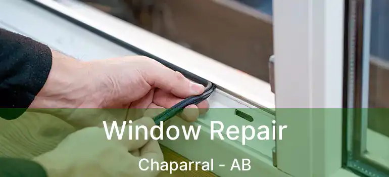  Window Repair Chaparral - AB