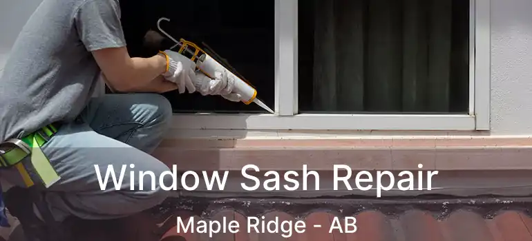  Window Sash Repair Maple Ridge - AB